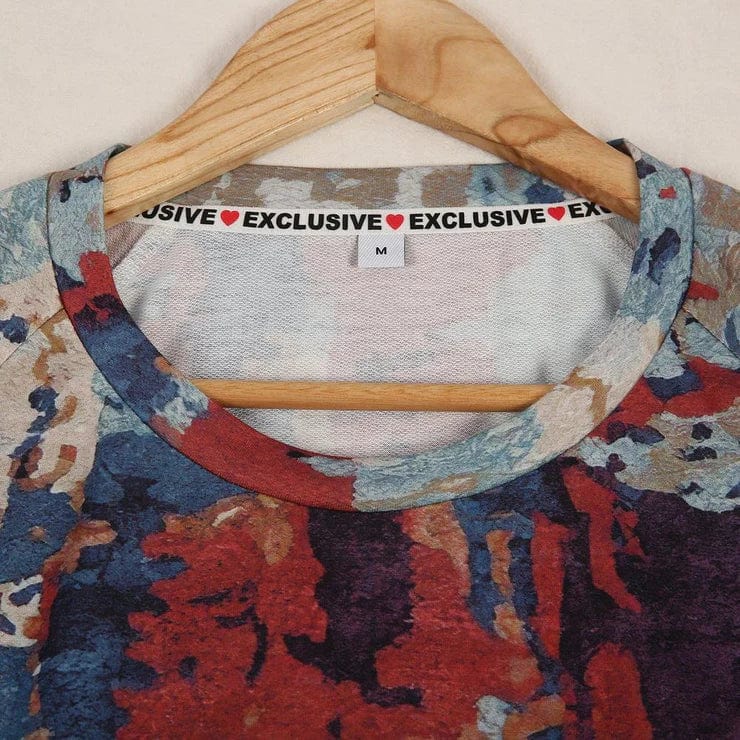 LM | Sweater with abstract print