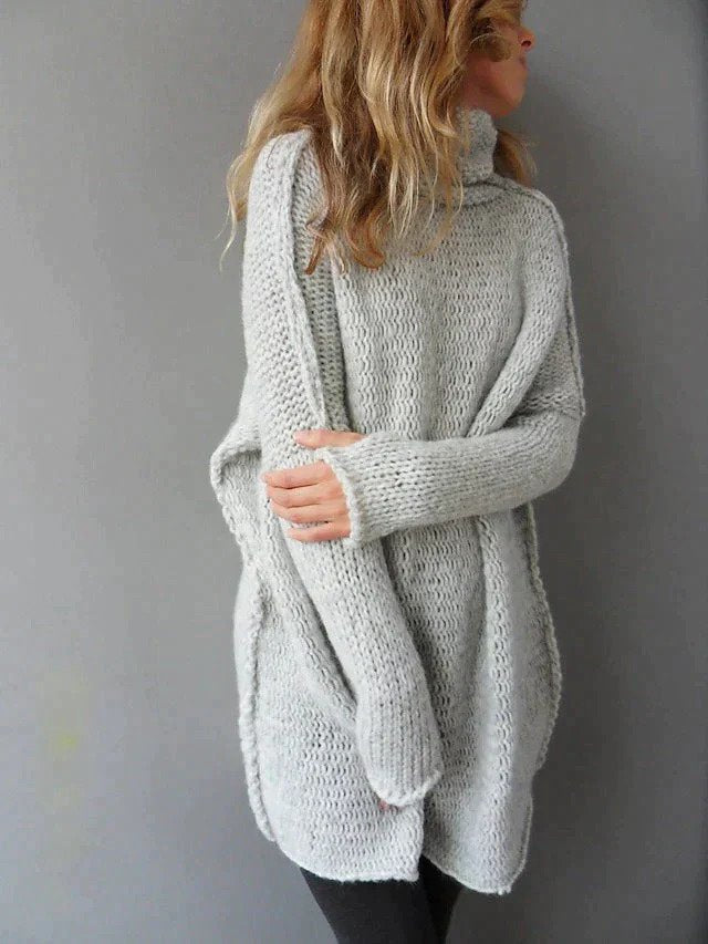 LM | Cozy knitted turtleneck sweater