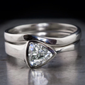 Zirconia Layered Silver Ring