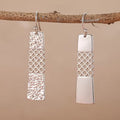 Sculpted Harmony Linear Earrings
