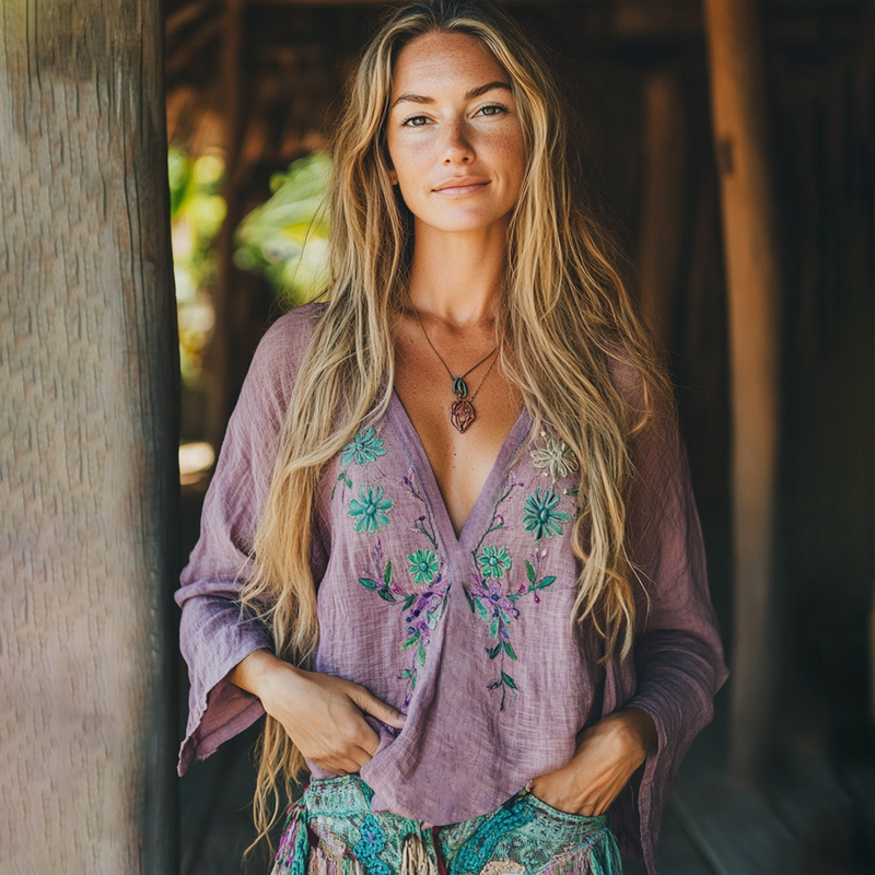 Timeless Vintage Style Blouse