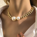 Double Pearl Necklace
