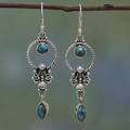 Blue Stone Earrings