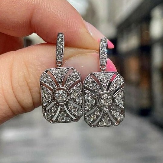 Bright Square Earrings
