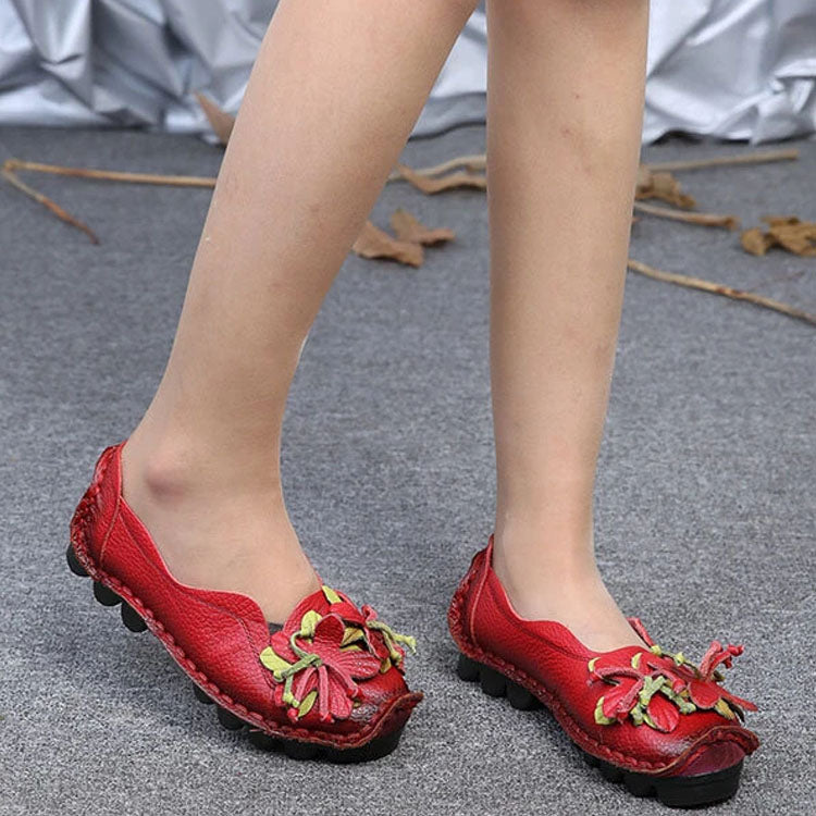 LM | Glamorous casual shoes with floral detail