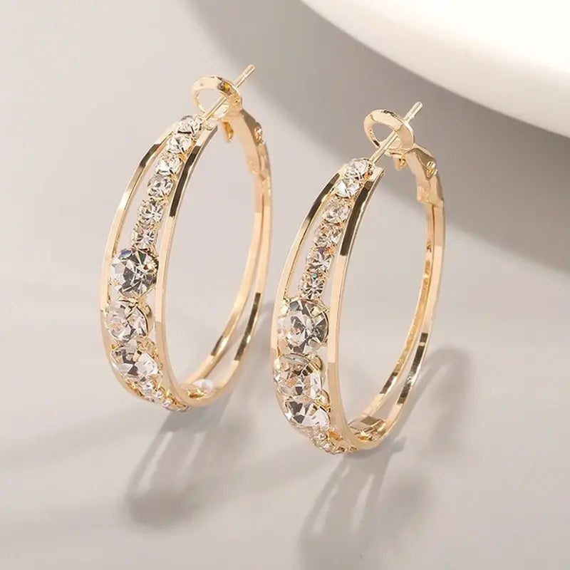Minimal Luxe Gold-plated Earrings