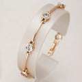 Bracelet With Zirconias in Gold