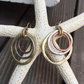 Gold and Silver Earrings