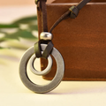 Silver Circles Necklace