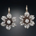 Crystal Flower Earrings