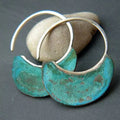 Worn Turquoise Earrings
