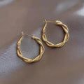 Golden Knotted Earrings