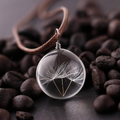 Crystal Dandelion Necklace