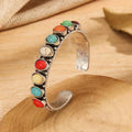 Multicolor Silver Bracelet