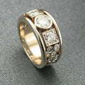Gold Zirconia Ring