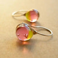 Warm Glass Drop Earrings