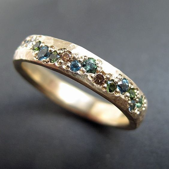 Multi-color Gold Ring