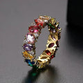 Multicolor Zirconia Ring