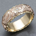 Rose Flower Gold Ring