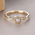 Crystal Bright Golden Ring