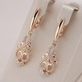 Elf Earrings With Zirconia in Gold