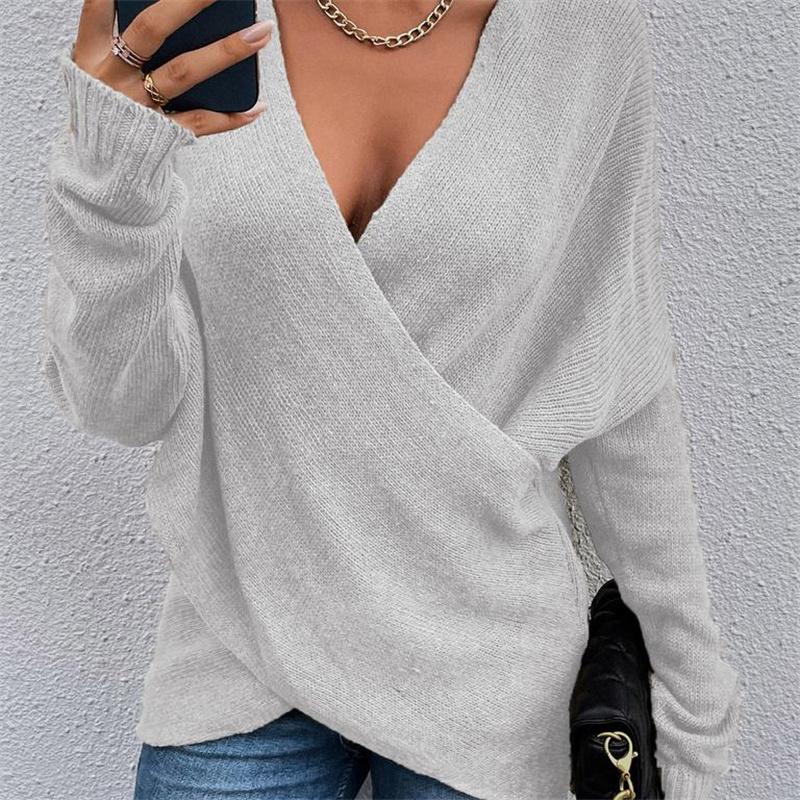 LM | Sexy sweater with crossed front