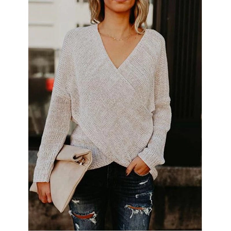 LM | Sexy sweater with crossed front