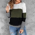 LM | Elegant striped green sweater