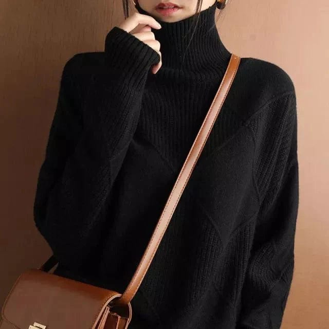 LM | Stylish turtleneck sweater