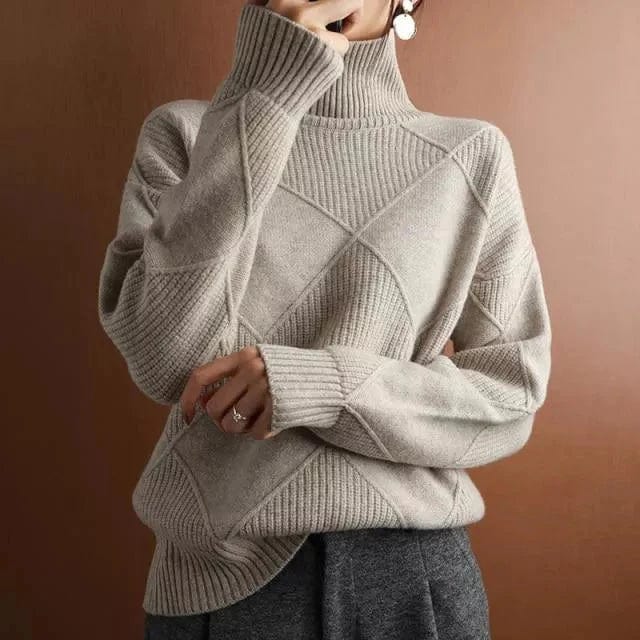 LM | Stylish turtleneck sweater