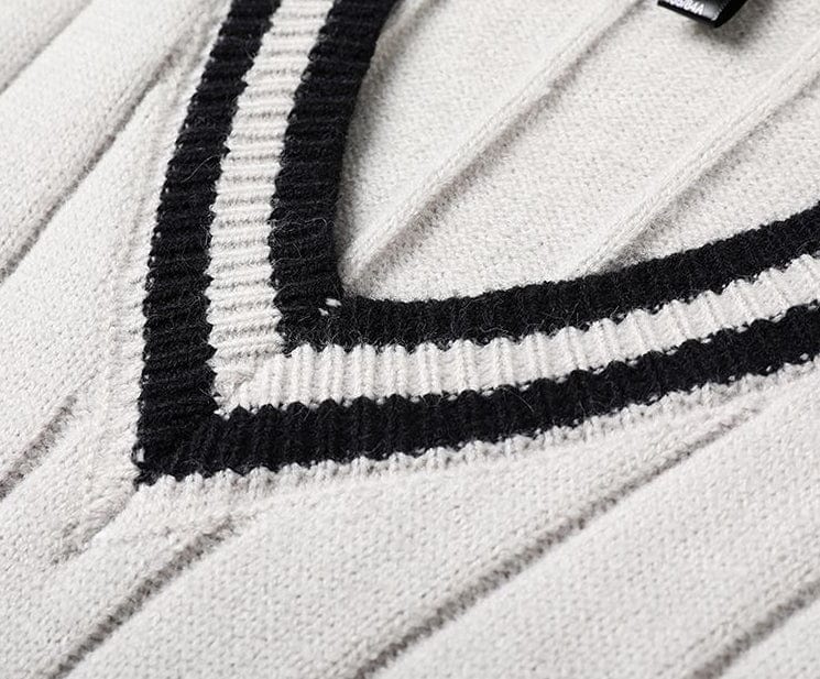 LM | Men's Knitted Striped Sweater