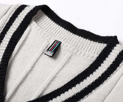 LM | Men's Knitted Striped Sweater