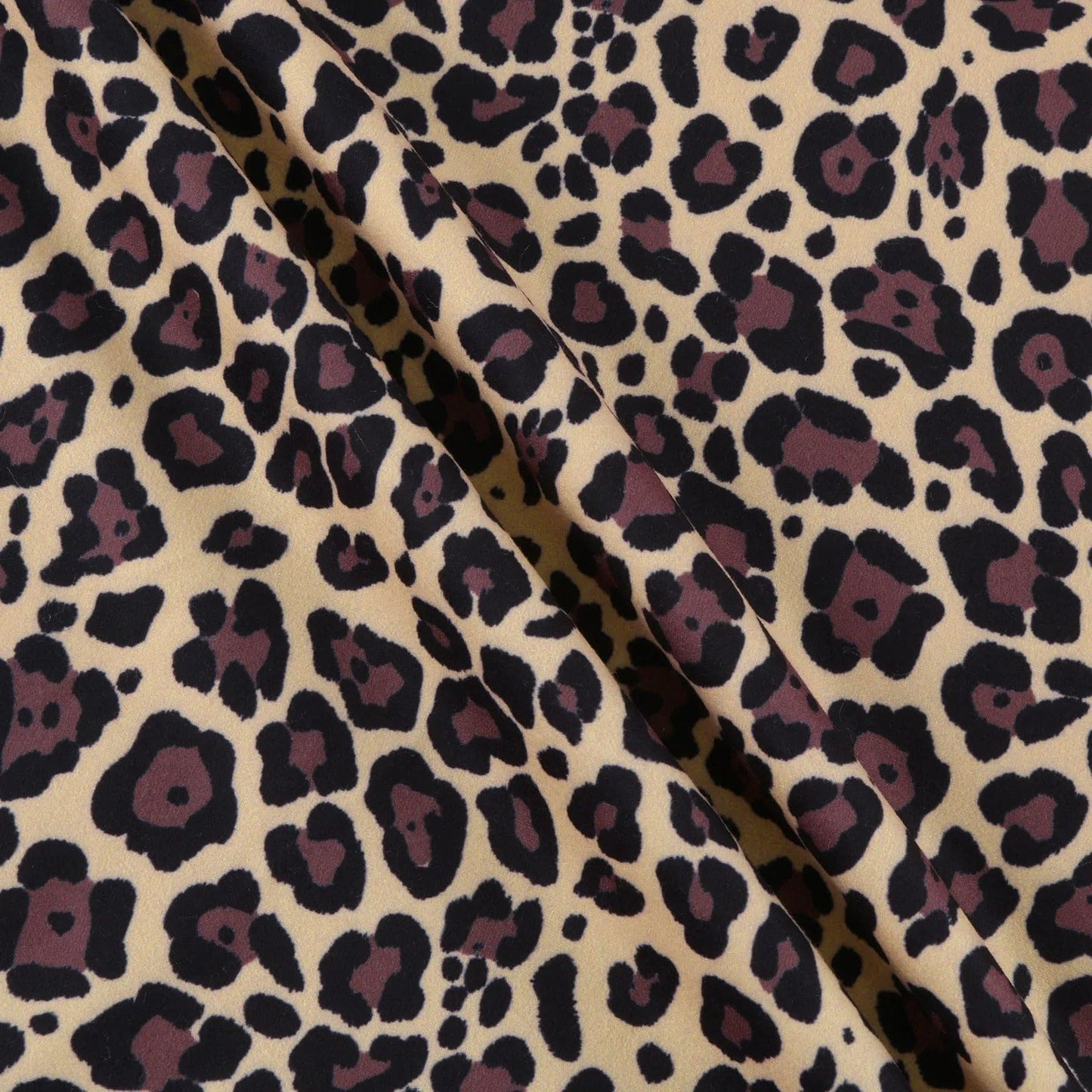 LM | Leopard print patchwork knitted sweater 2024
