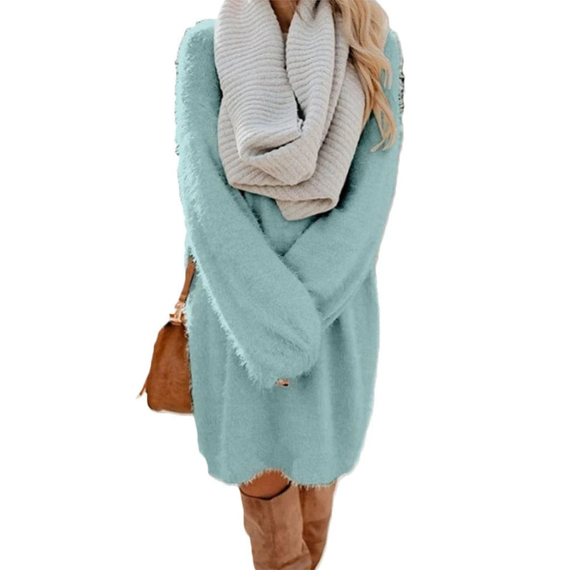 LM | Knitted mini dress with sweater style
