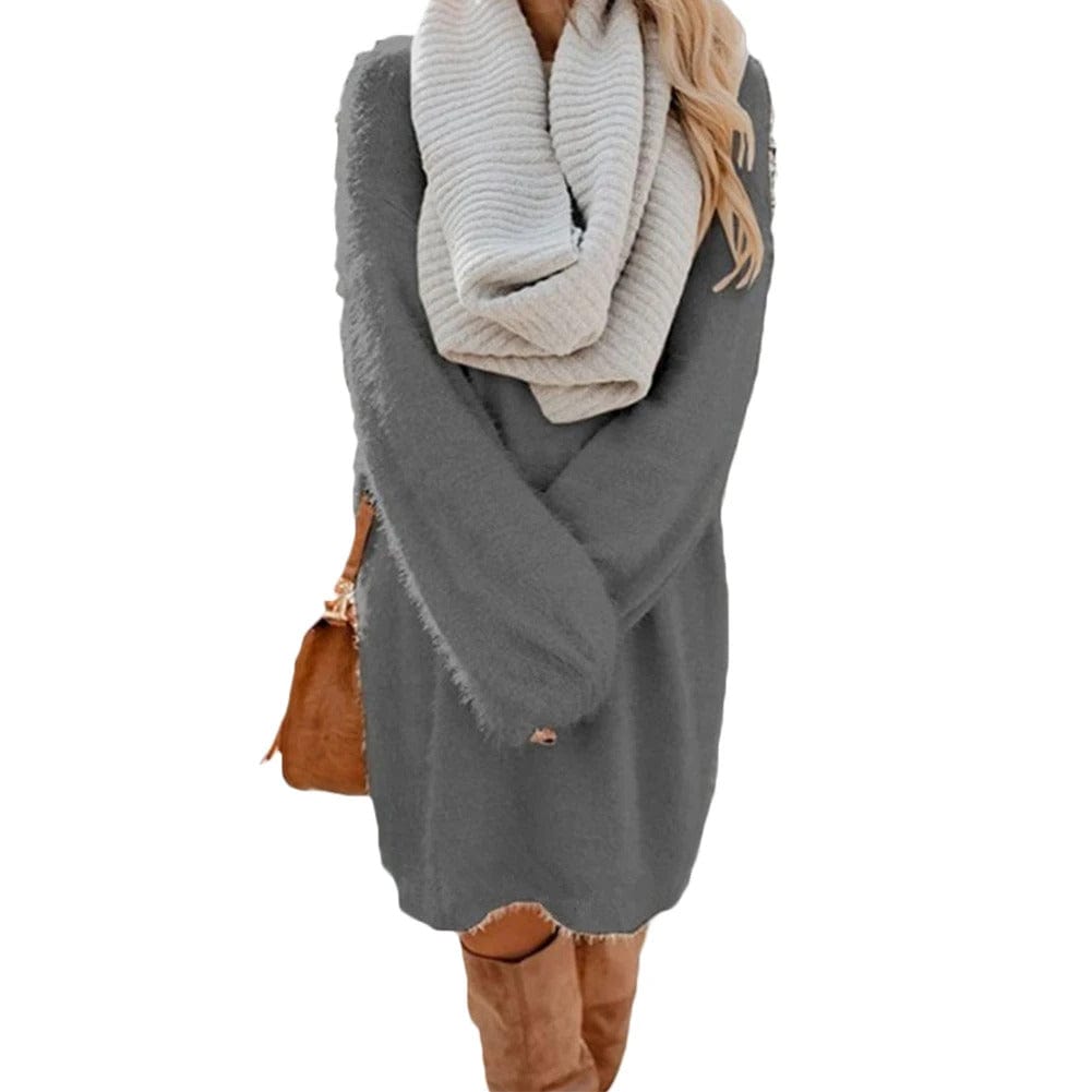 LM | Knitted mini dress with sweater style