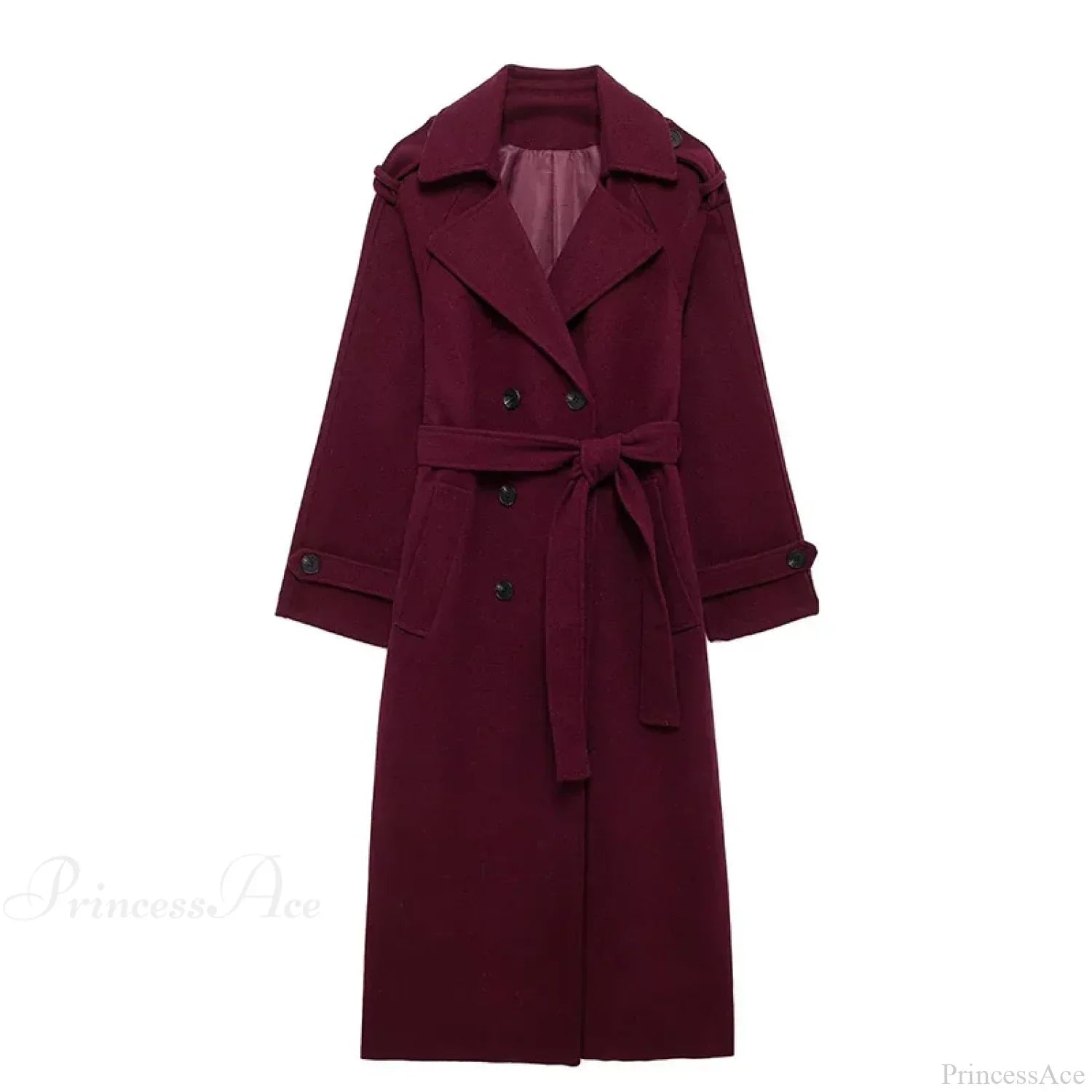 Burgundy with Belt