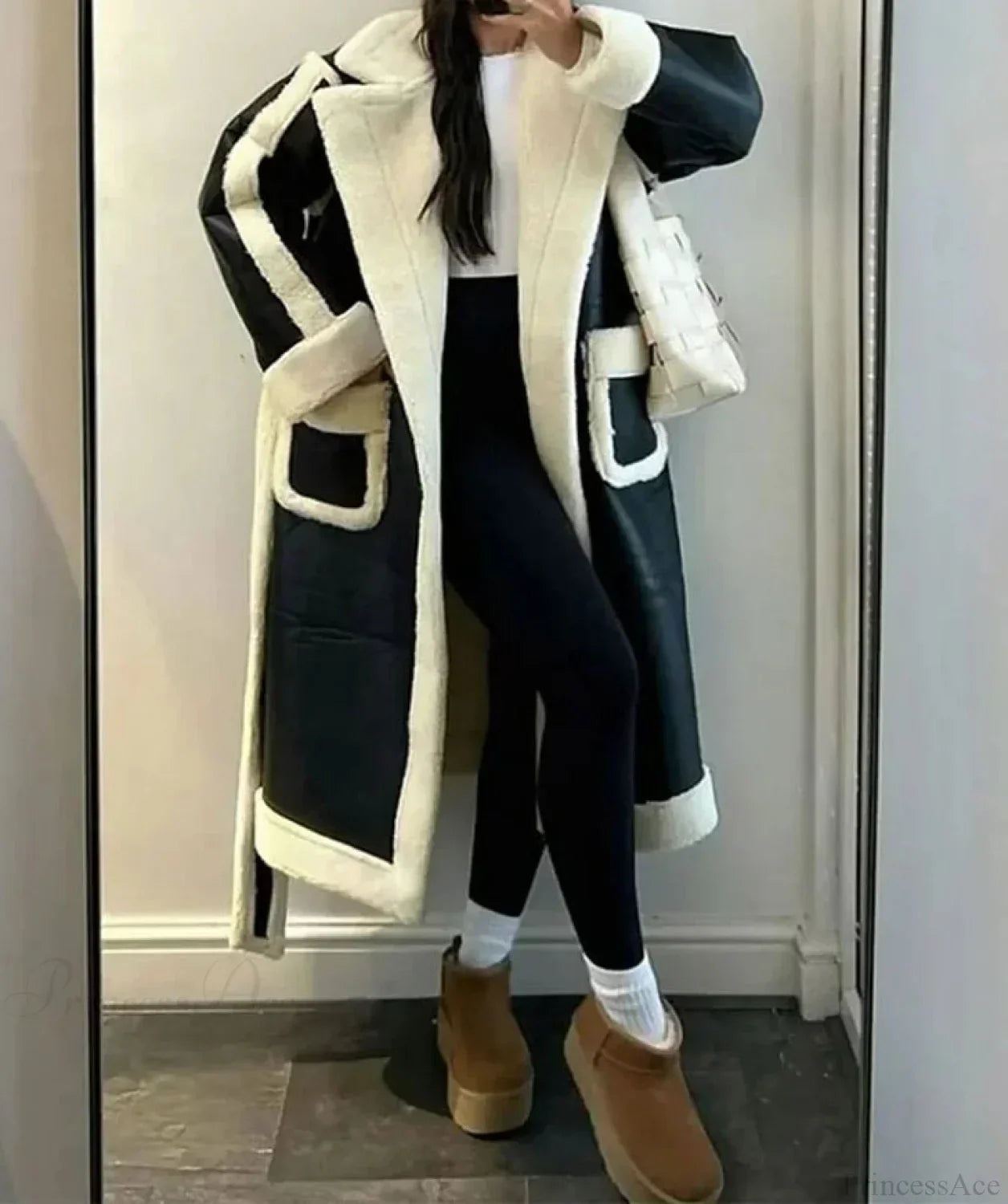black and white
