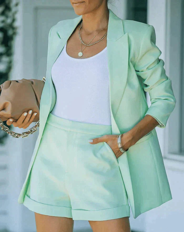 LM | Blazer & Shorts Set