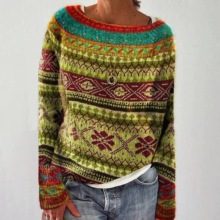 LM | Unique print sweater
