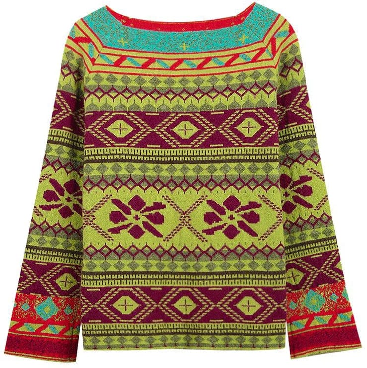 LM | Unique print sweater