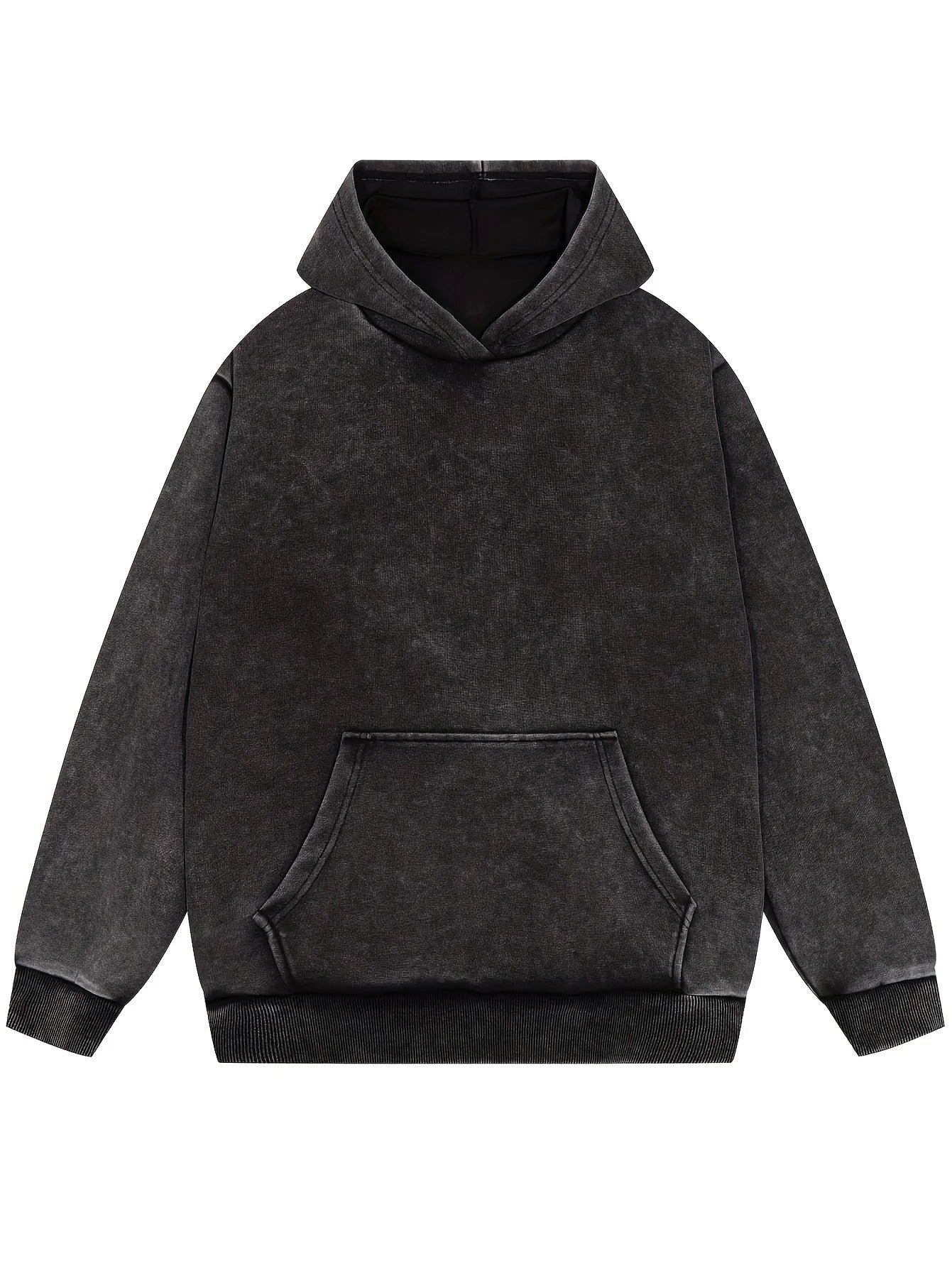 LM | Denim pullover hoodie