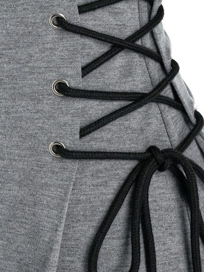 LM | Casual-chic hooded midi dress