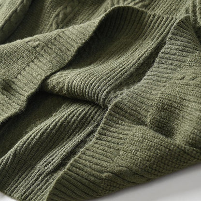 LM | Knitted polo sweater with collar