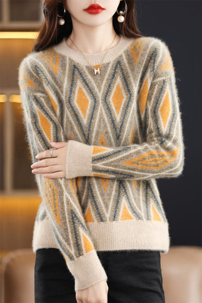 LM | Round neck knitted sweater 2024
