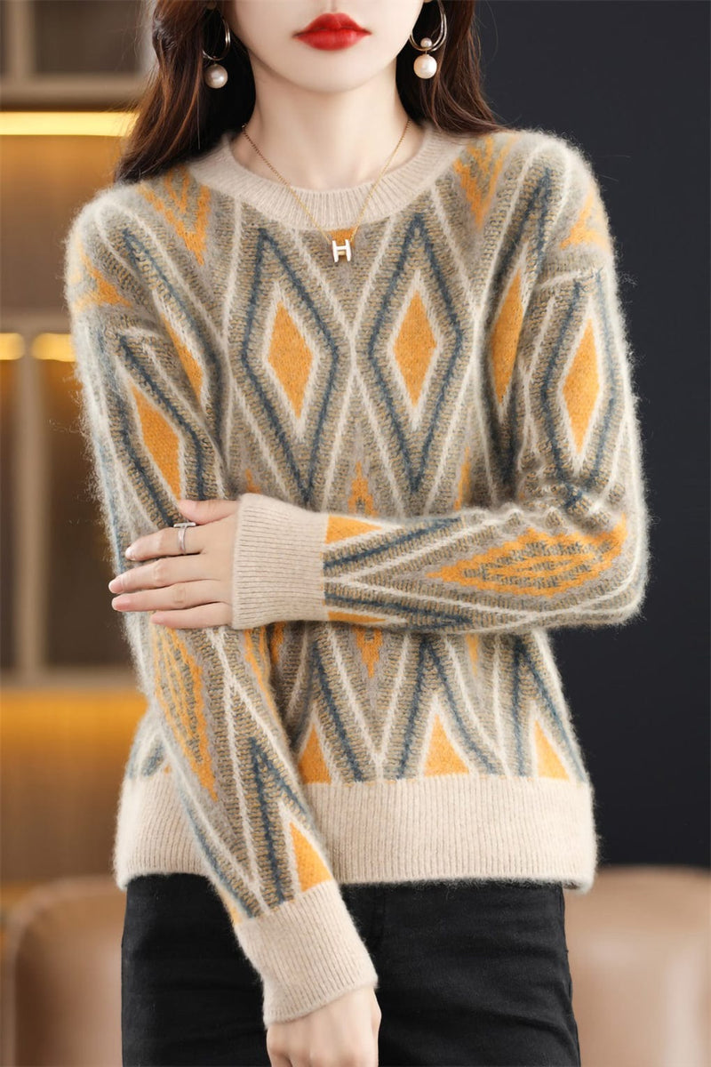 LM | Round neck knitted sweater 2024