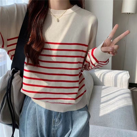 LM | Solid round neck sweater