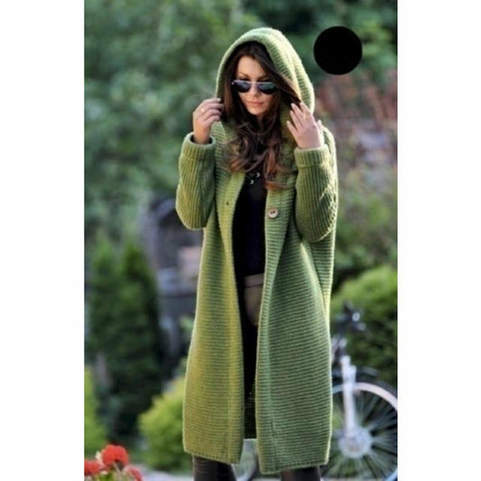 LM | Long women's knitted coat