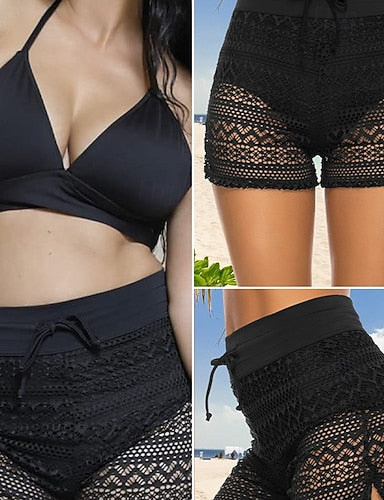 Board Shorts Swim Shorts Colored Drawstring Quick Dry Breathable Swimwear Bottoms Surfing Beach Water Sports Summer