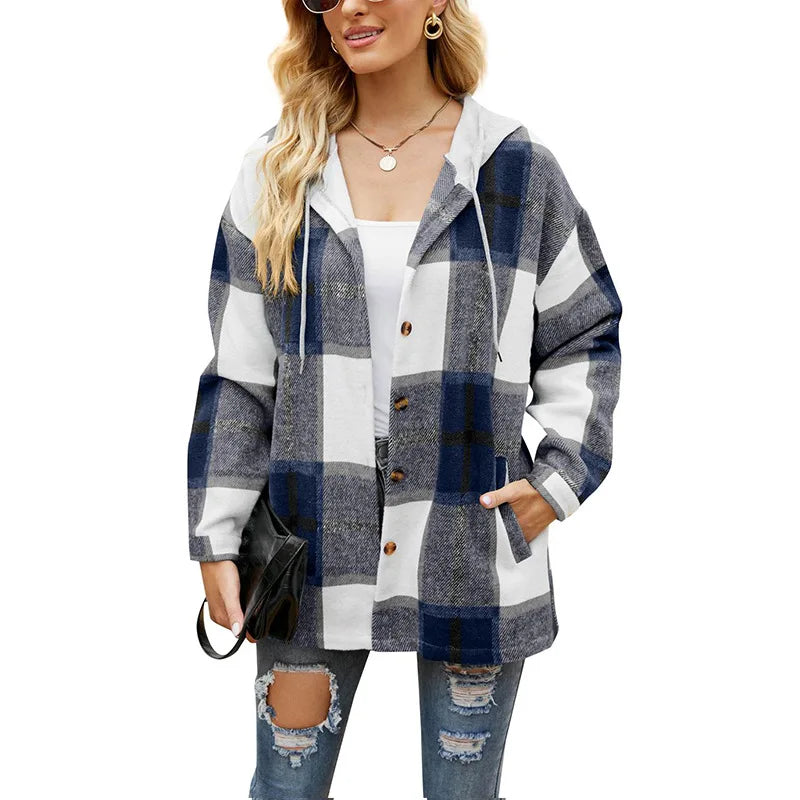 LM | Classic flannel jacket for women