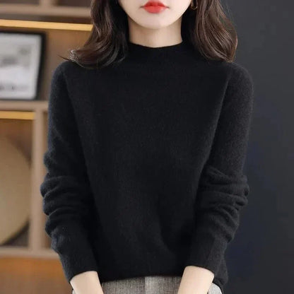 LM | Soft knitted sweater with turtleneck